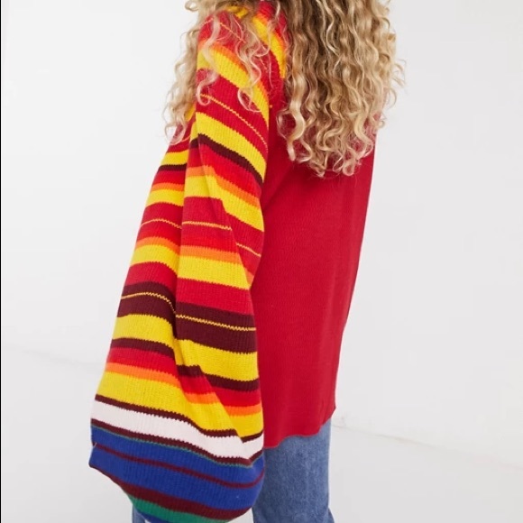 TT: Free People Rainbow Dream Batwing Sleeve - Picture 2 of 7